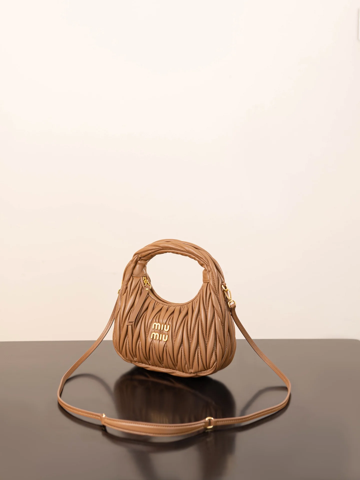 Miu Miu-5bc125m900-??????-????-Маленький-Коричневый