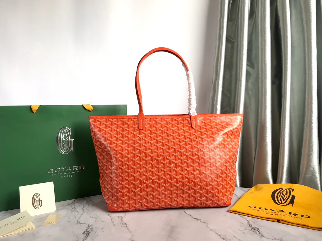 Большая Большая Сумка На Молнии Goyard - Оранжевый