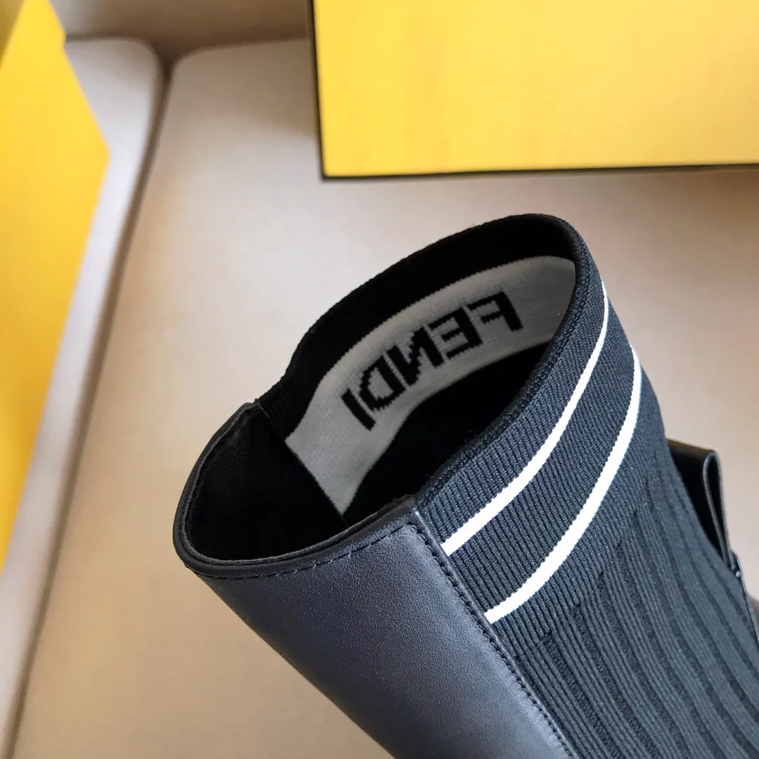 Ботинки-носки Fendi до середины икры - 1