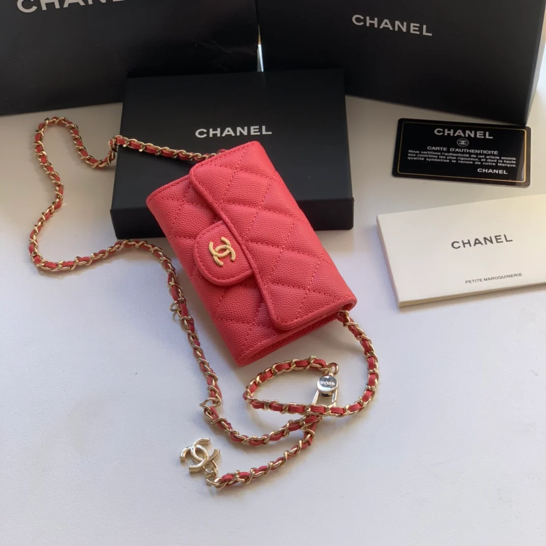 Монетоприемник Chanel CF на цепочке - 2 шт.