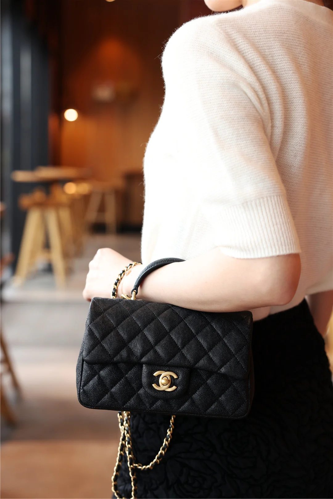 Chanel 2021 Coco Handle Black Small 1