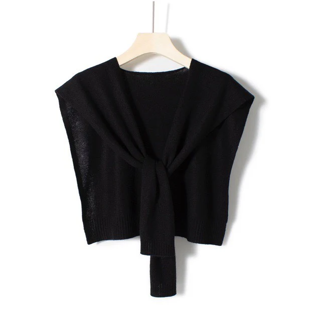 Однотонная кашемировая шаль Loro Piana - 100% кашемир Consinee - черная