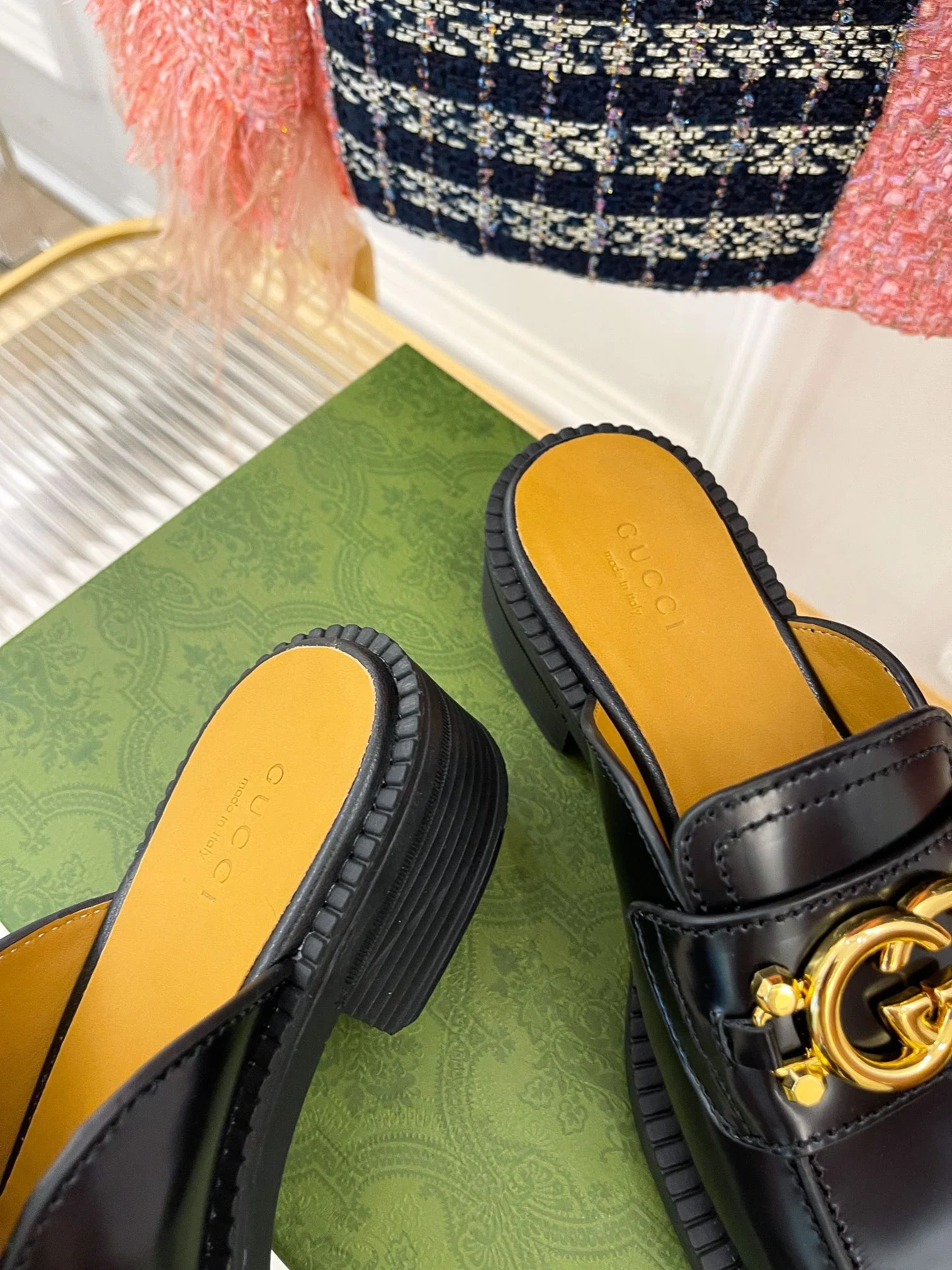 Gucci - Ретро слипоны