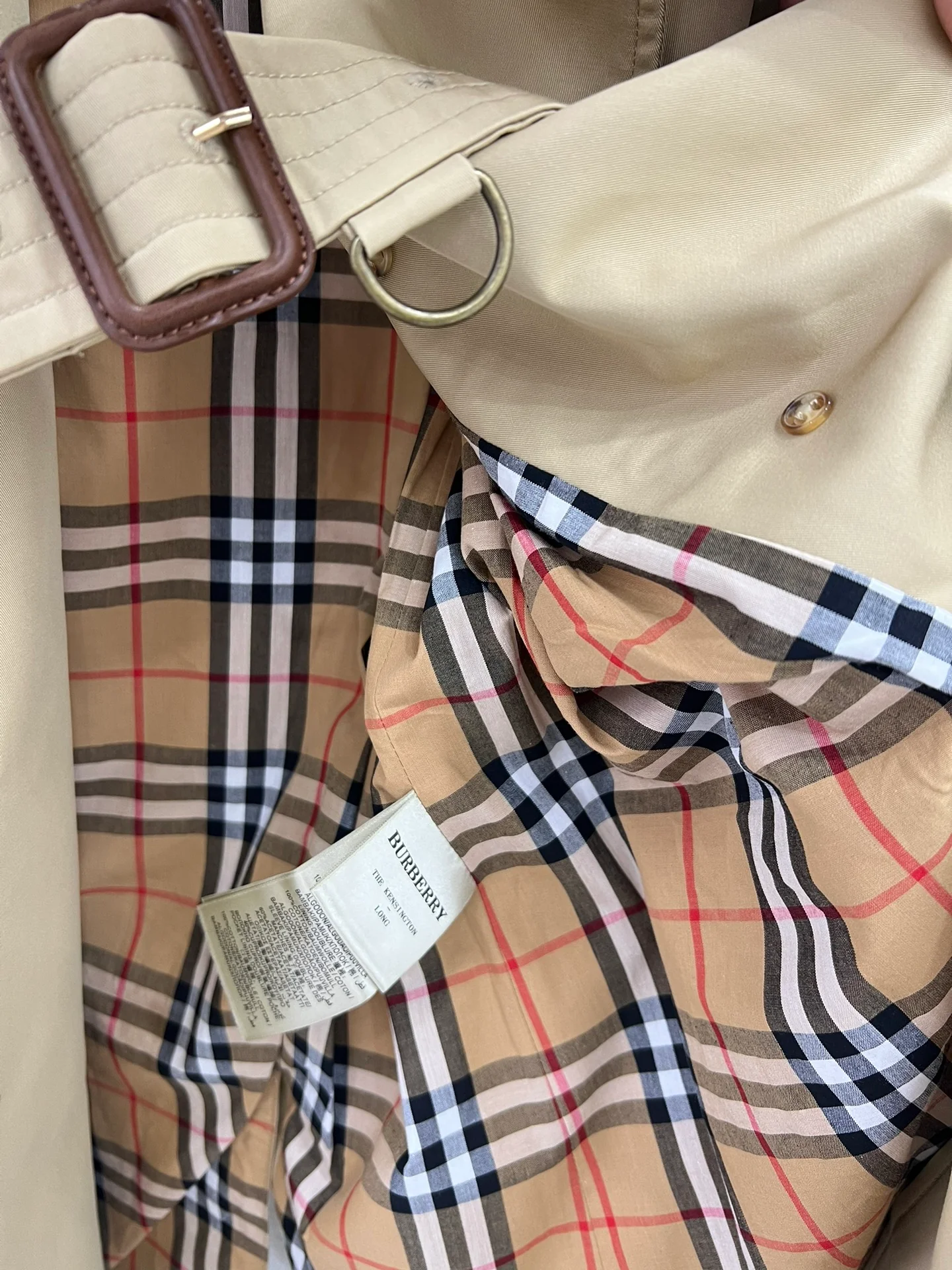 Классический длинный тренч Burberry 2403 Kensington
