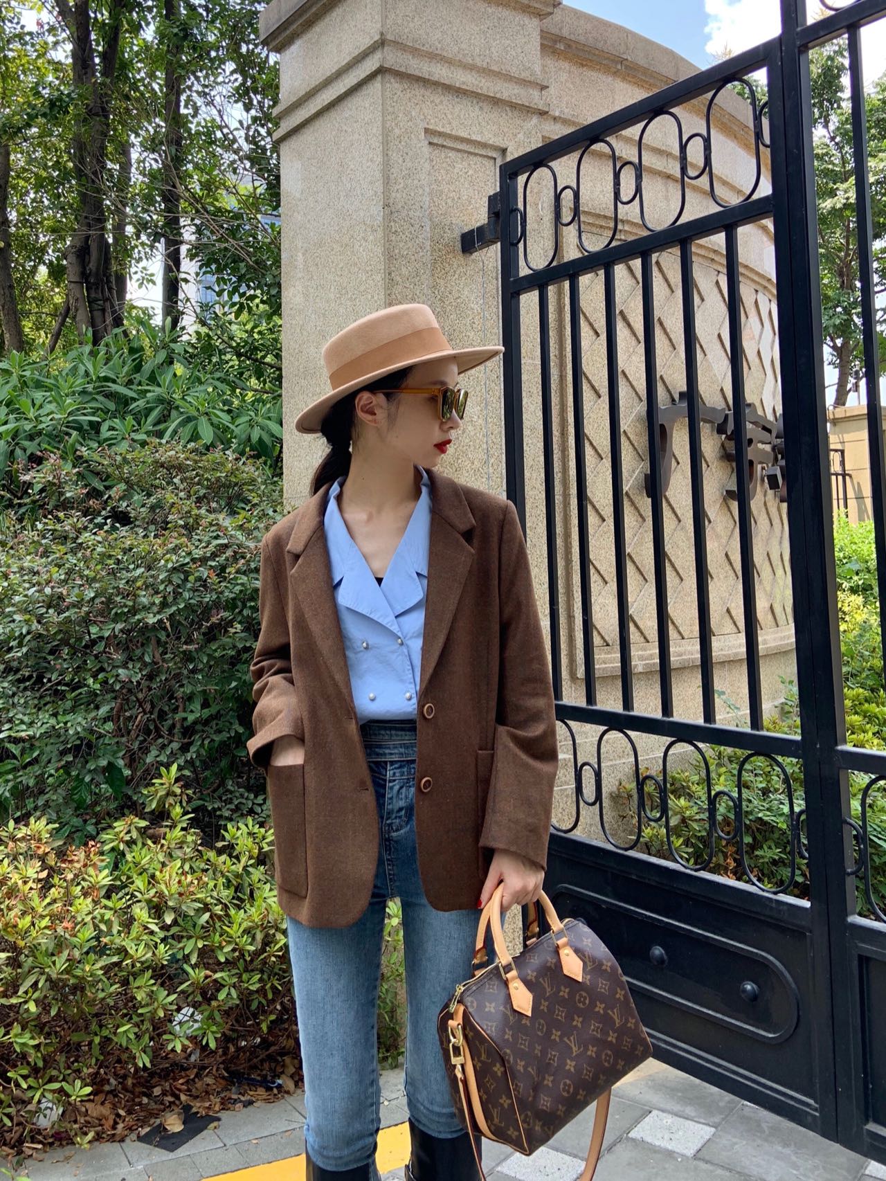 m41113-LV-speed-25-Сумка/Кроссбоди-Классическая канва Monogram