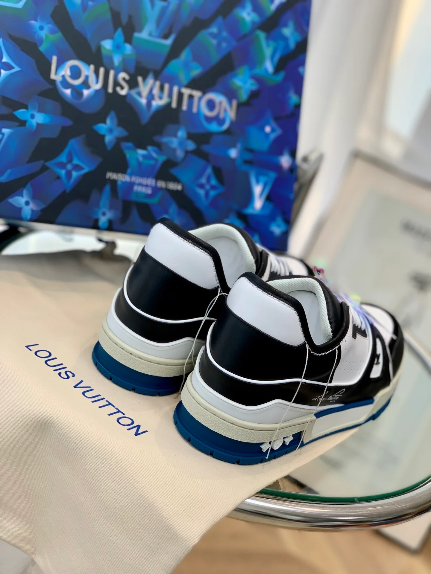 Кроссовки LV Trainer Series - Унисекс - Черные - 1