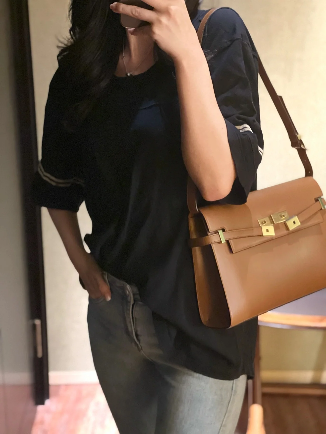 Сумка YSL Manhattan - Кожа с текстурой 