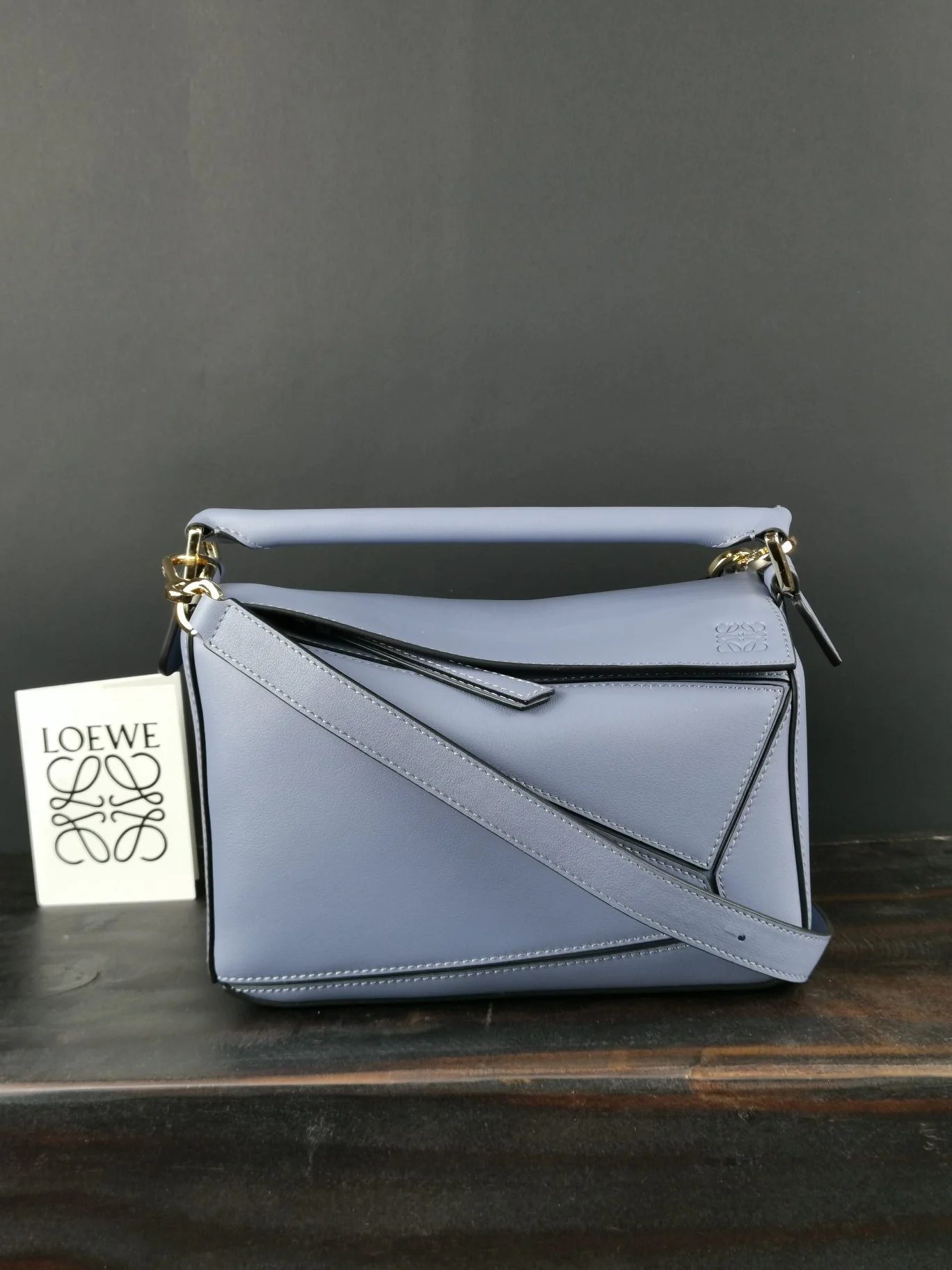 Сумка Loewe Puzzle из телячьей кожи, размер S, 38.