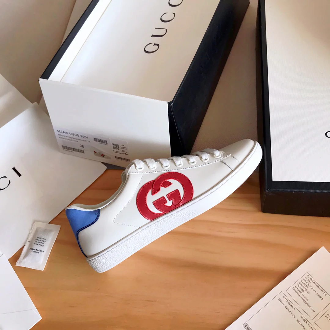 Кед Gucci из парусины - 7