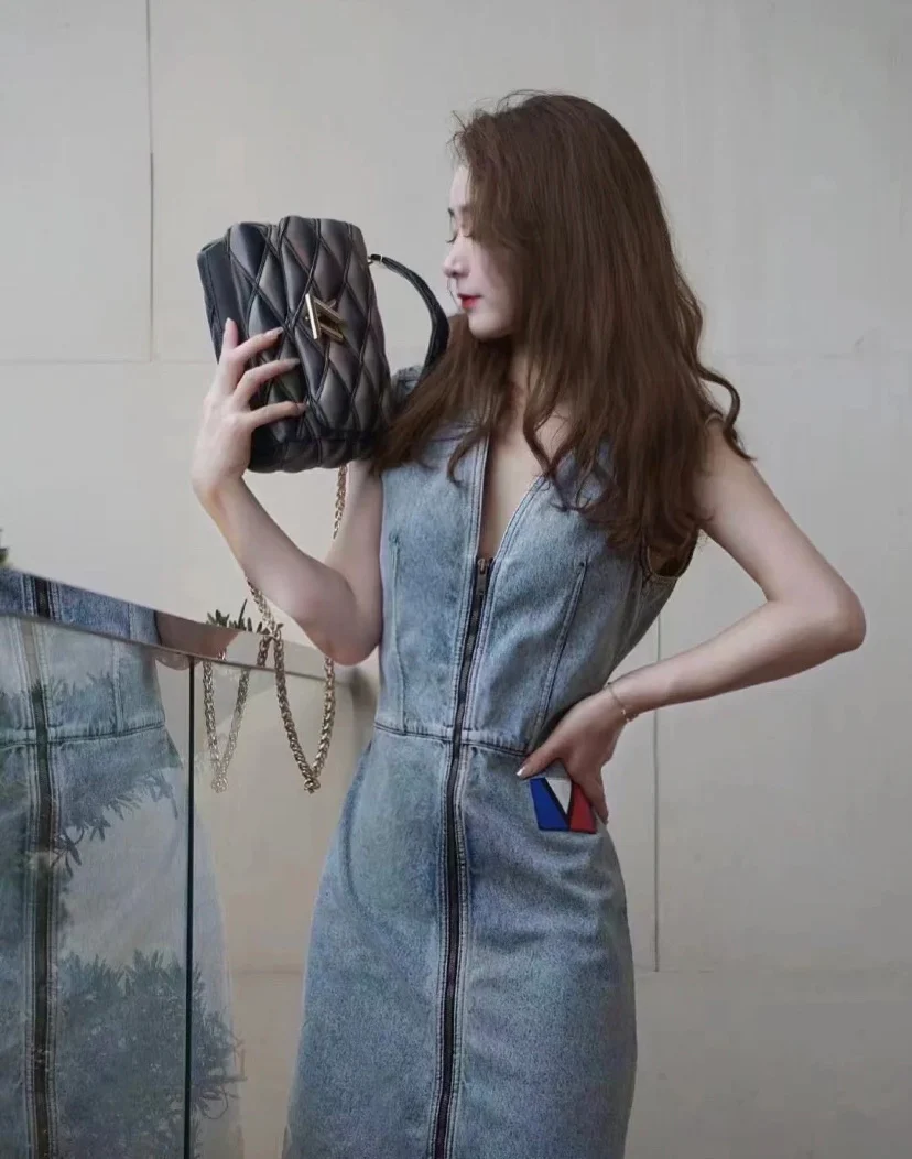 m25107-LV-Кварцевая сумка с тисненым узором и цепочкой, средний градиентный фиолетовый цвет