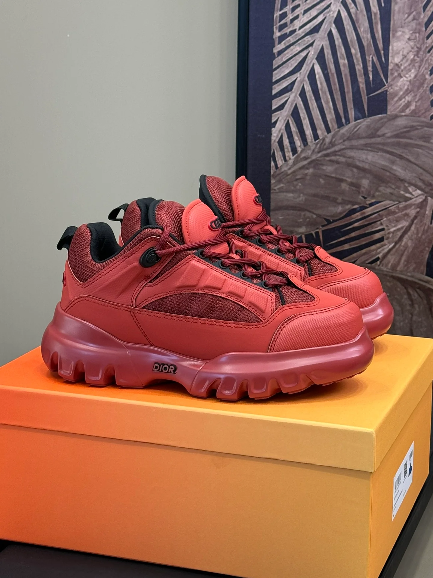 Кроссовки Dior 2024 - красные