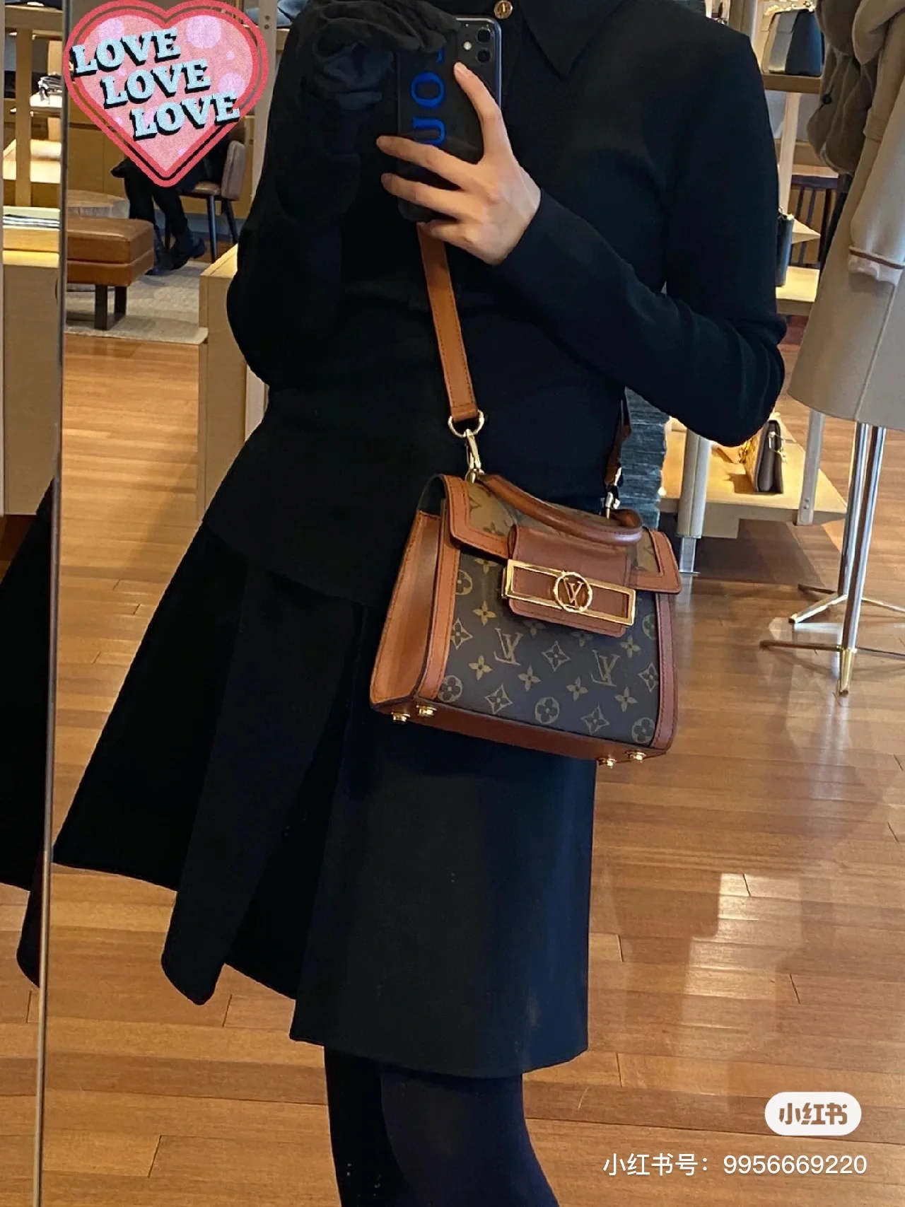 m46751-LV-dauphine-capitale-handbag/crossbody bag