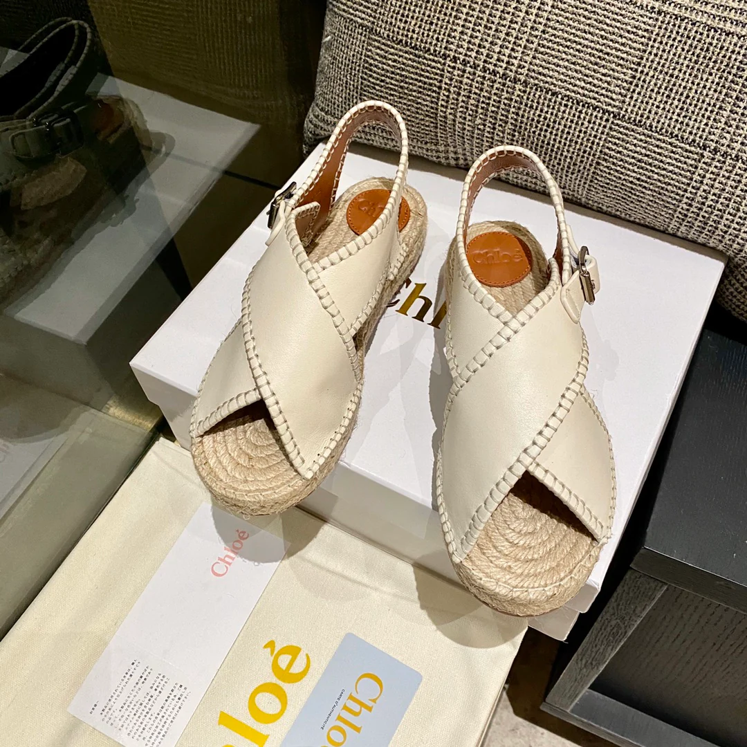 Chloe - Босоножки в римском стиле из кожи через плечо - Размеры 35-41