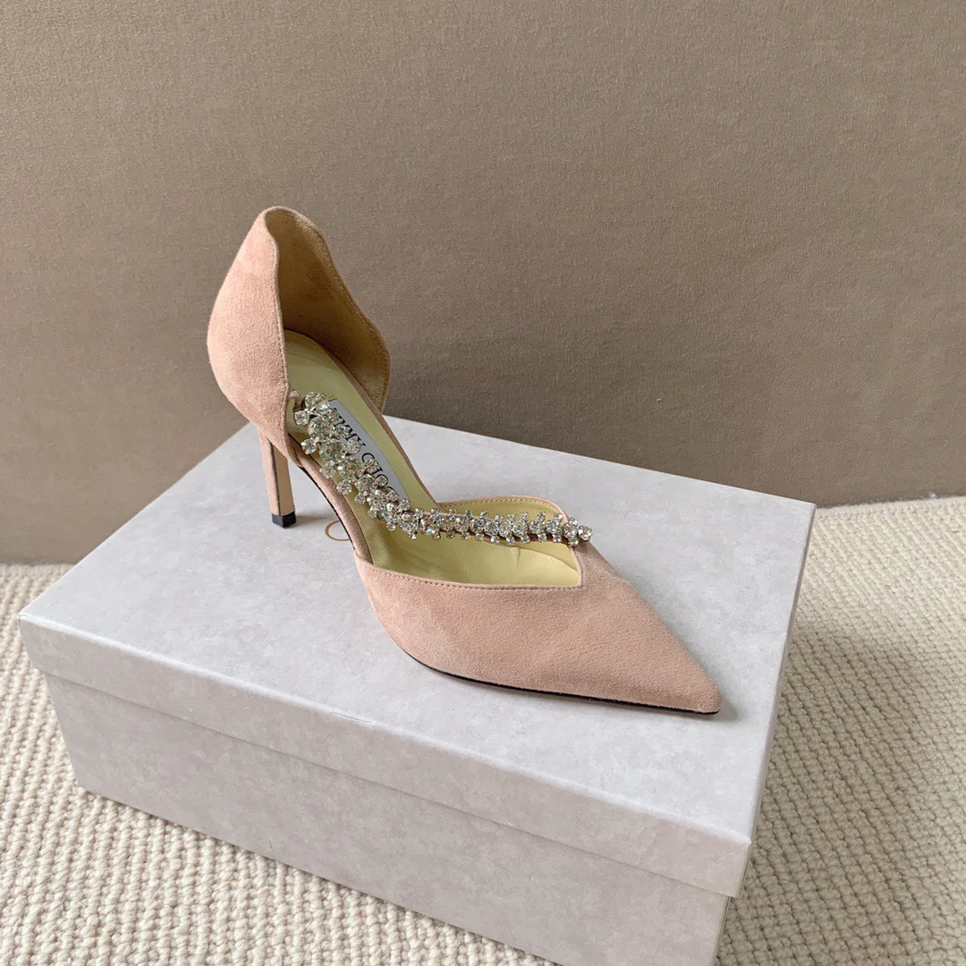 Туфли на высоком каблуке с острым носком Jimmy