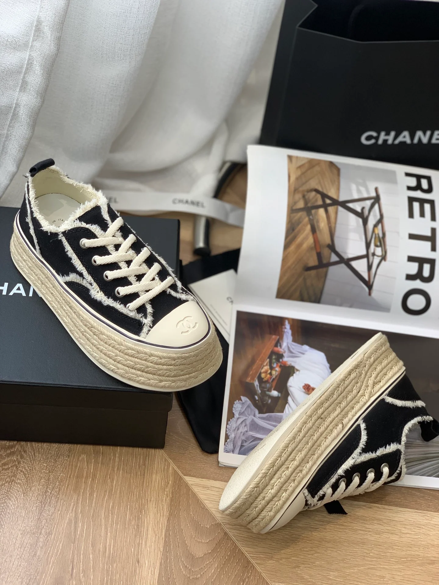 Кед на платформе Chanel - 1