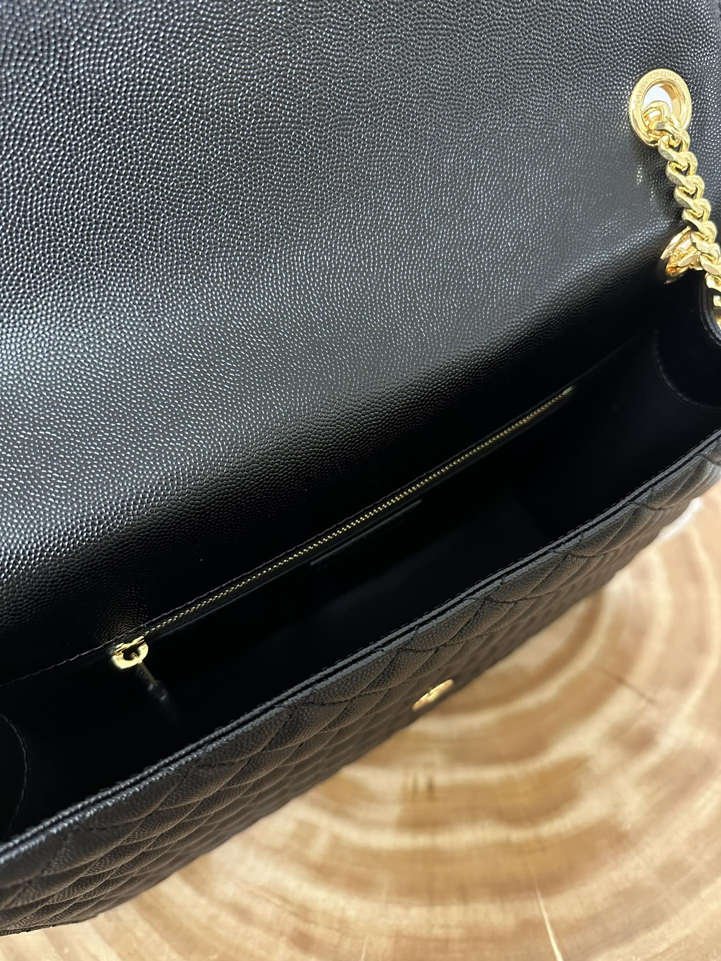 Конверт YSL - черно-золотой