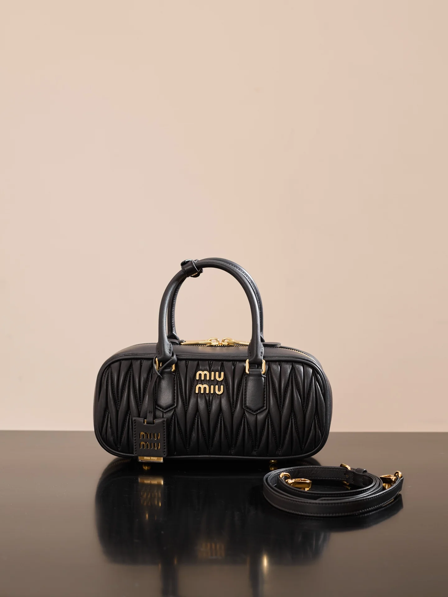 Miu Miu-5bb148m1300-??????-??????-Medium-Black