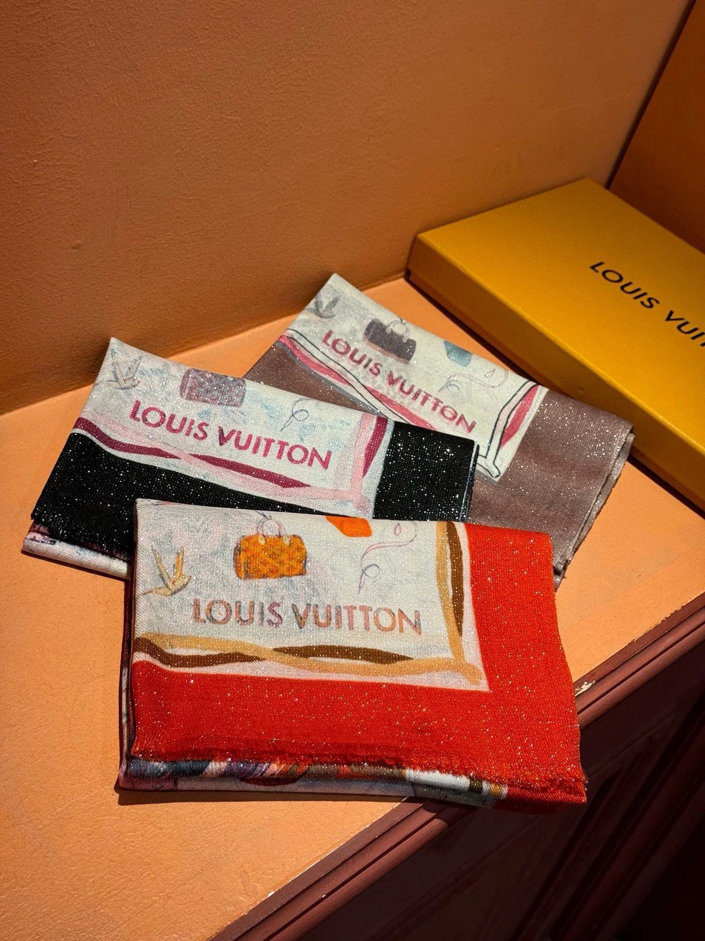 LV-2024-Длинный шарф с изображением воздушного шара-100-200