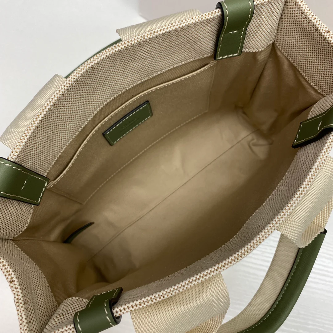 Сумка-тоут Chloe Woody - Маленькая - Зеленая