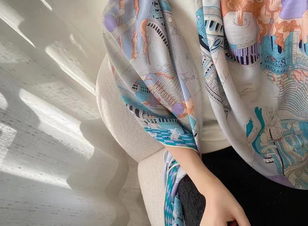 LV-140cm-30-Шелк 70-Шерсть