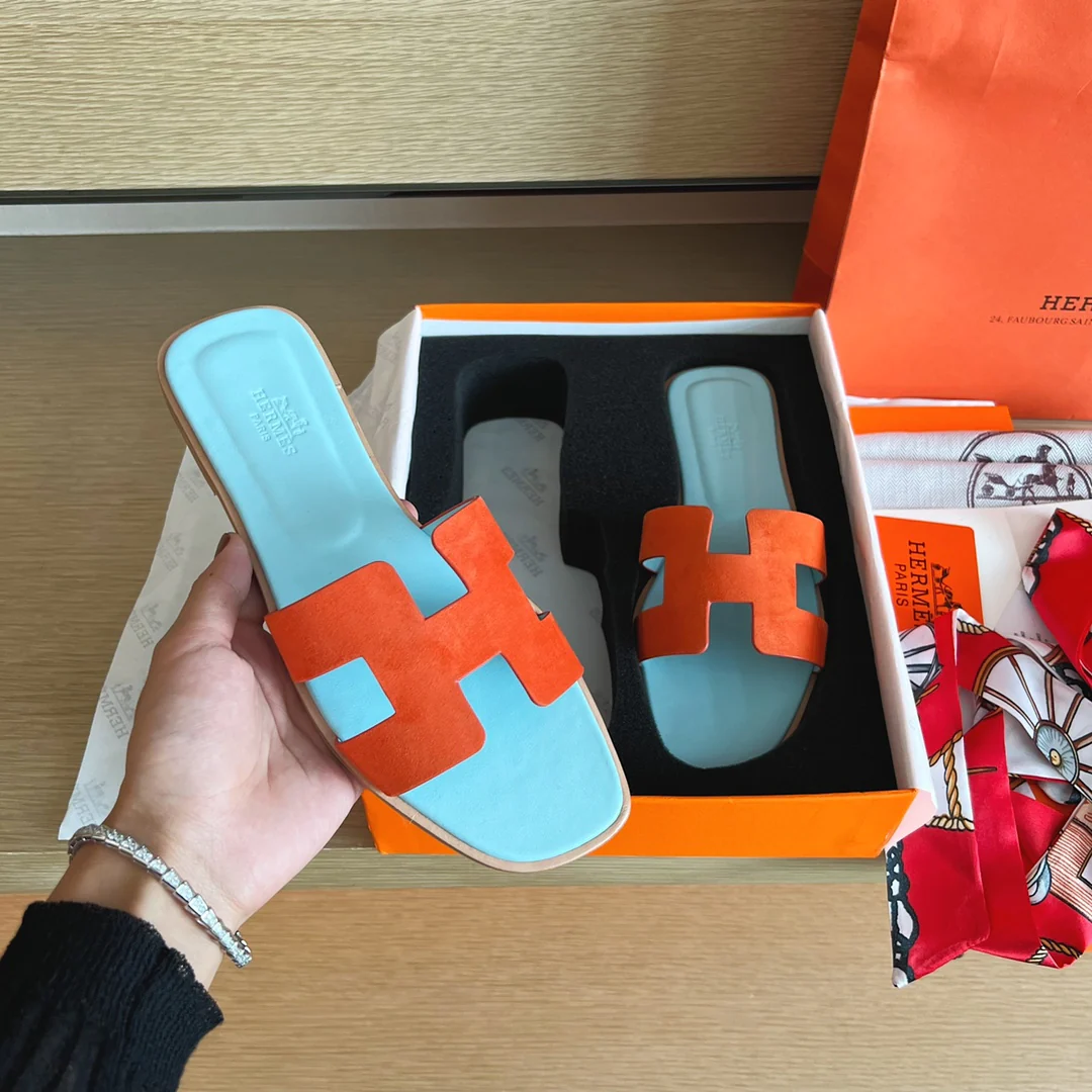 Сандалии Hermes-h Flat Sandals-10