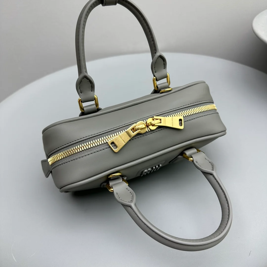 Сумка для боулинга Miu Miu - Маленькая - Серая