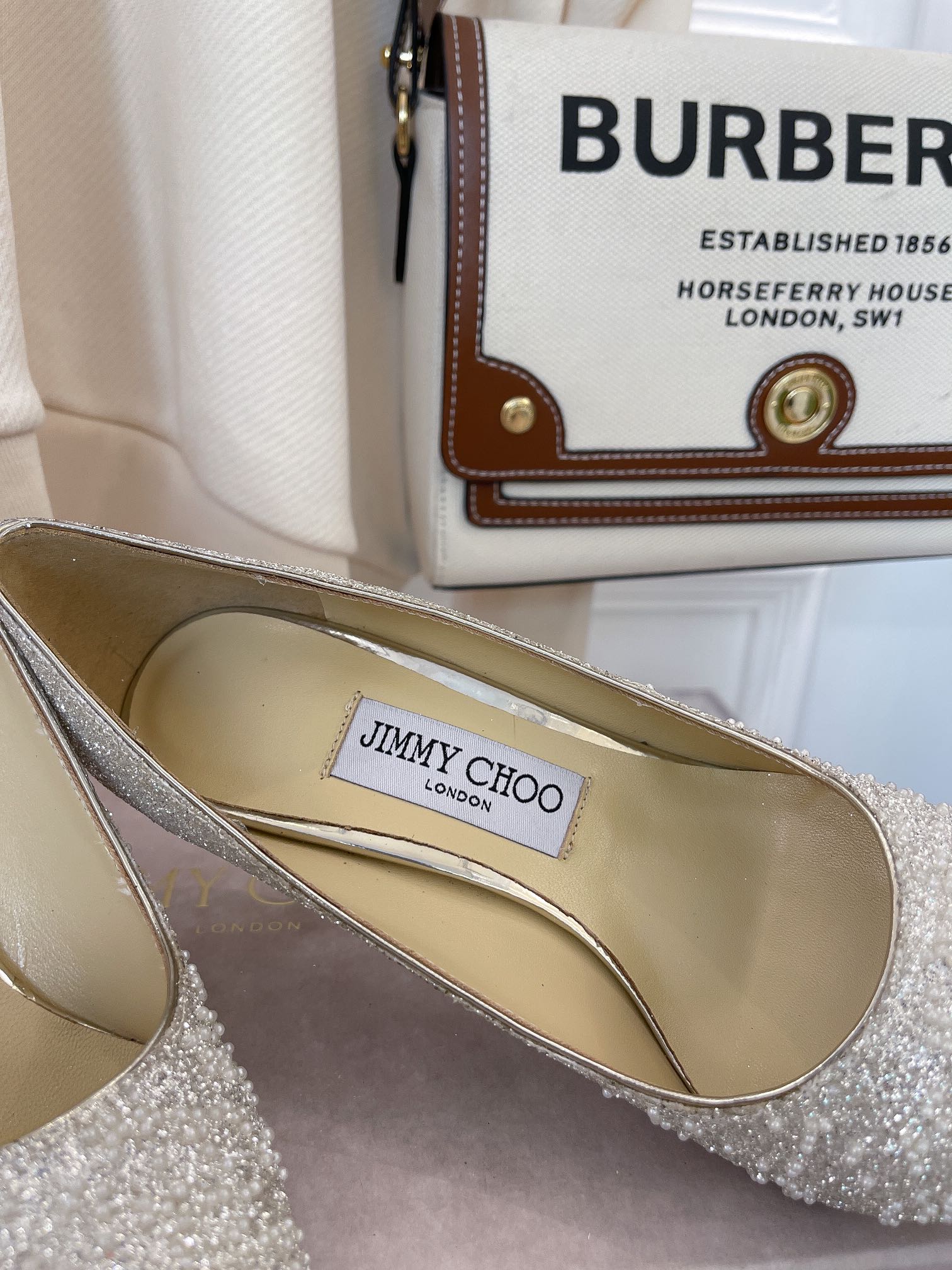 Туфли на высоком каблуке Jimmy Pearl