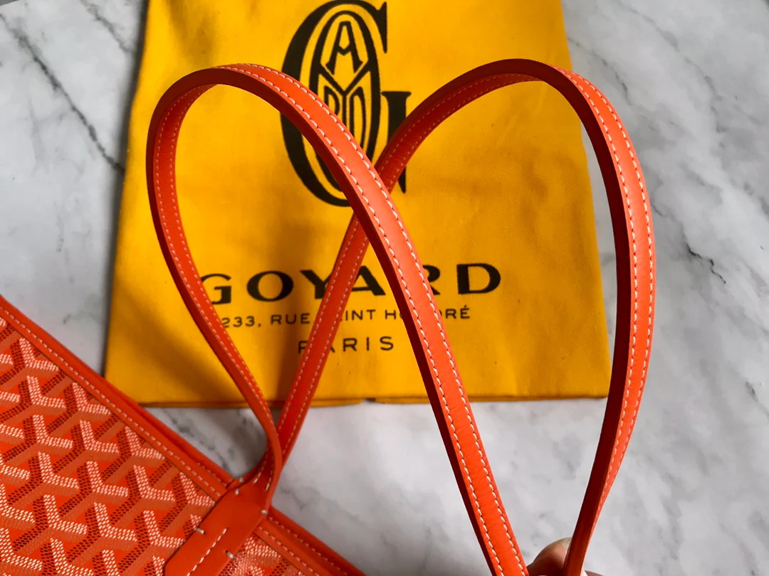 Большая Большая Сумка На Молнии Goyard - Оранжевый