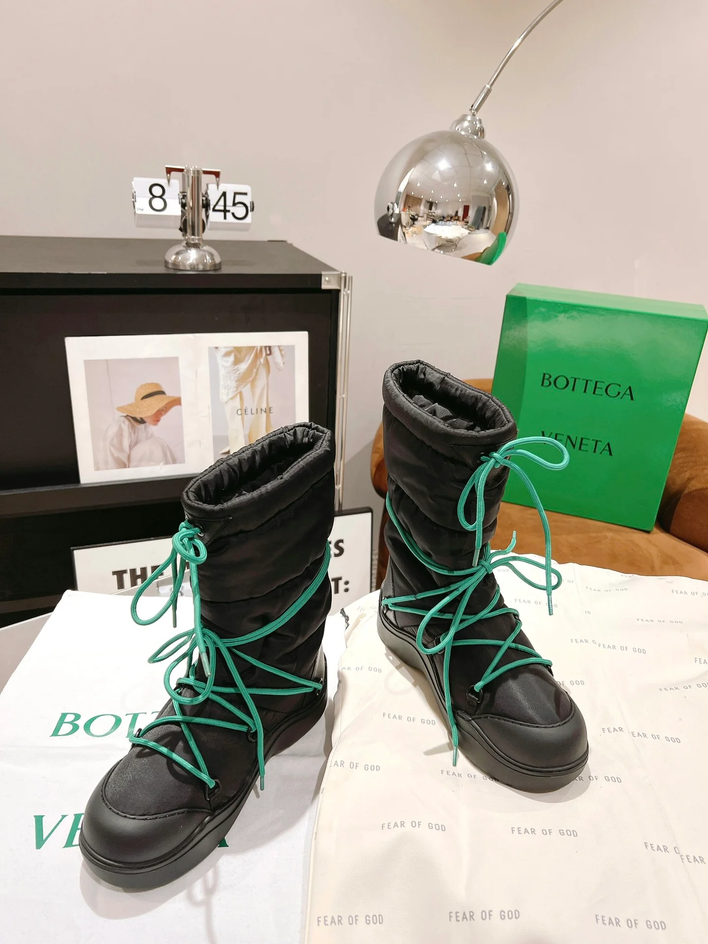 Походные ботинки BV до середины икры