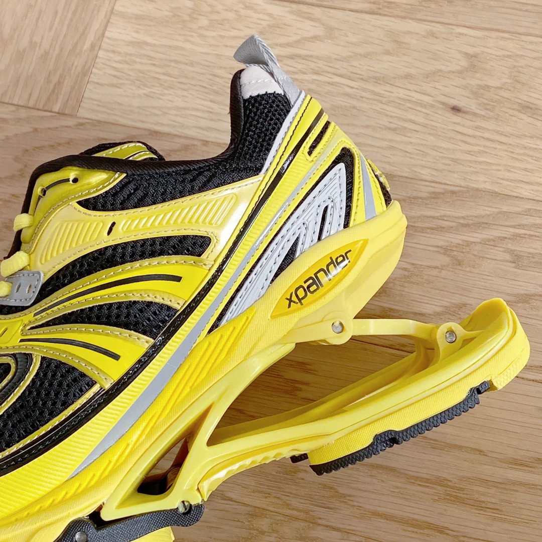 Кроссовки Balenciaga Retro Spring-Style Dad Shoes - черно-желтые