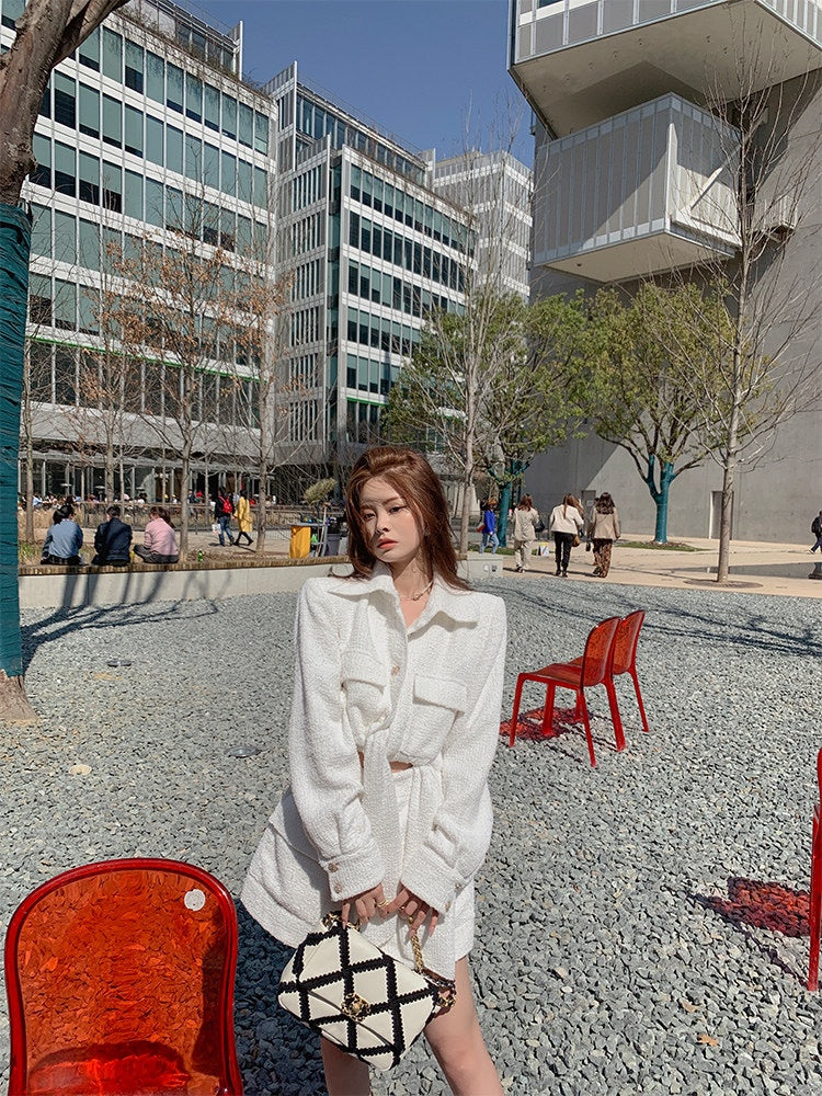 Сумка Chanel 19 - Кожаная - Черно-белый клетчатый узор