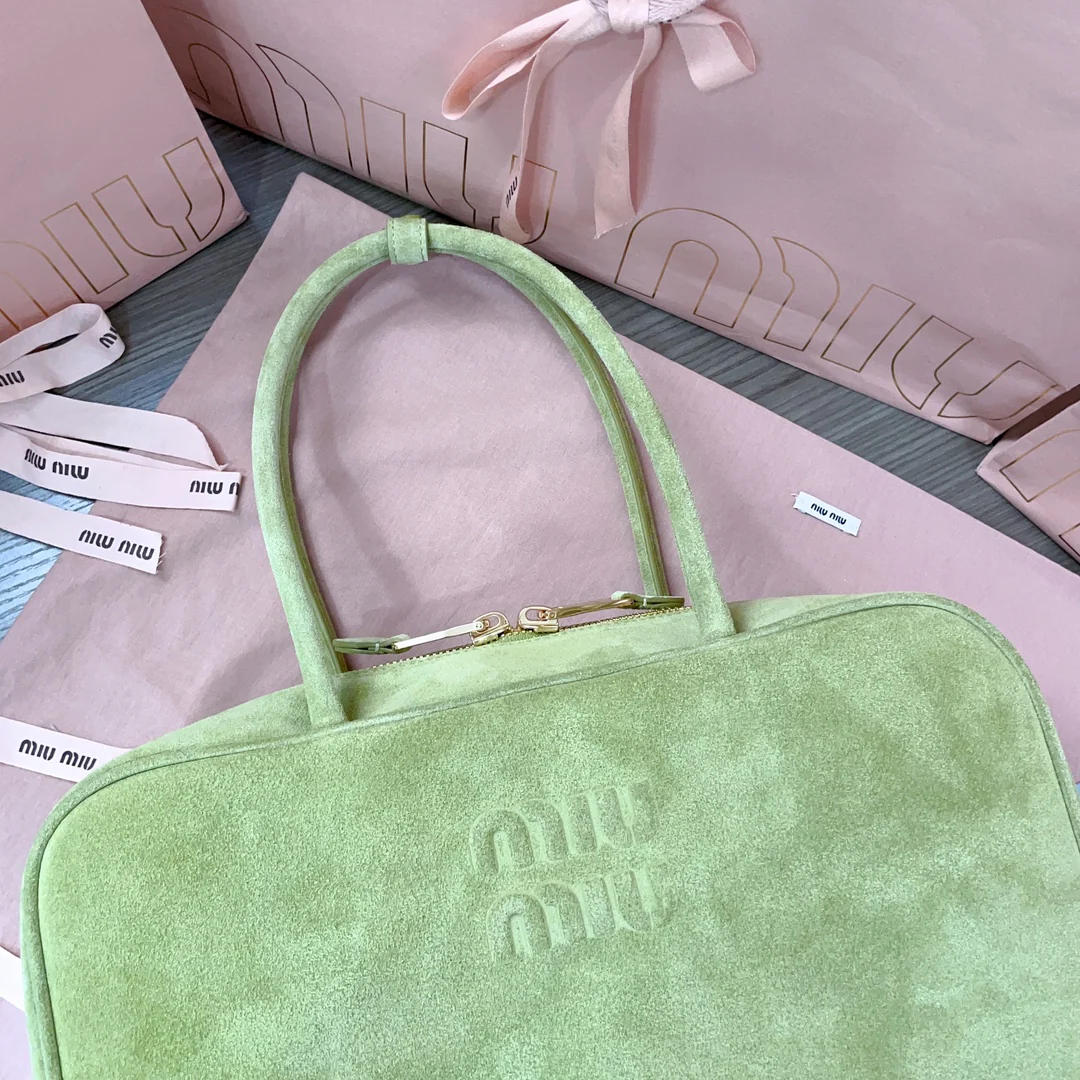 Портфель Miu Miu-5bb117, светло-зеленый
