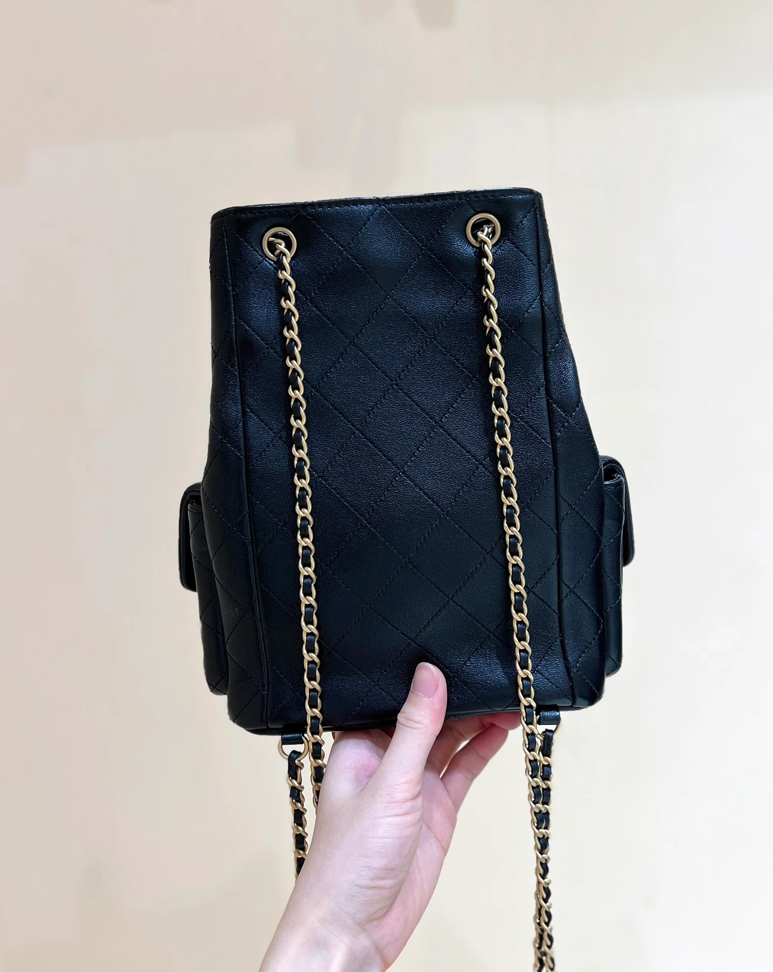 Chanel - Рюкзак с двумя карманами - Черный