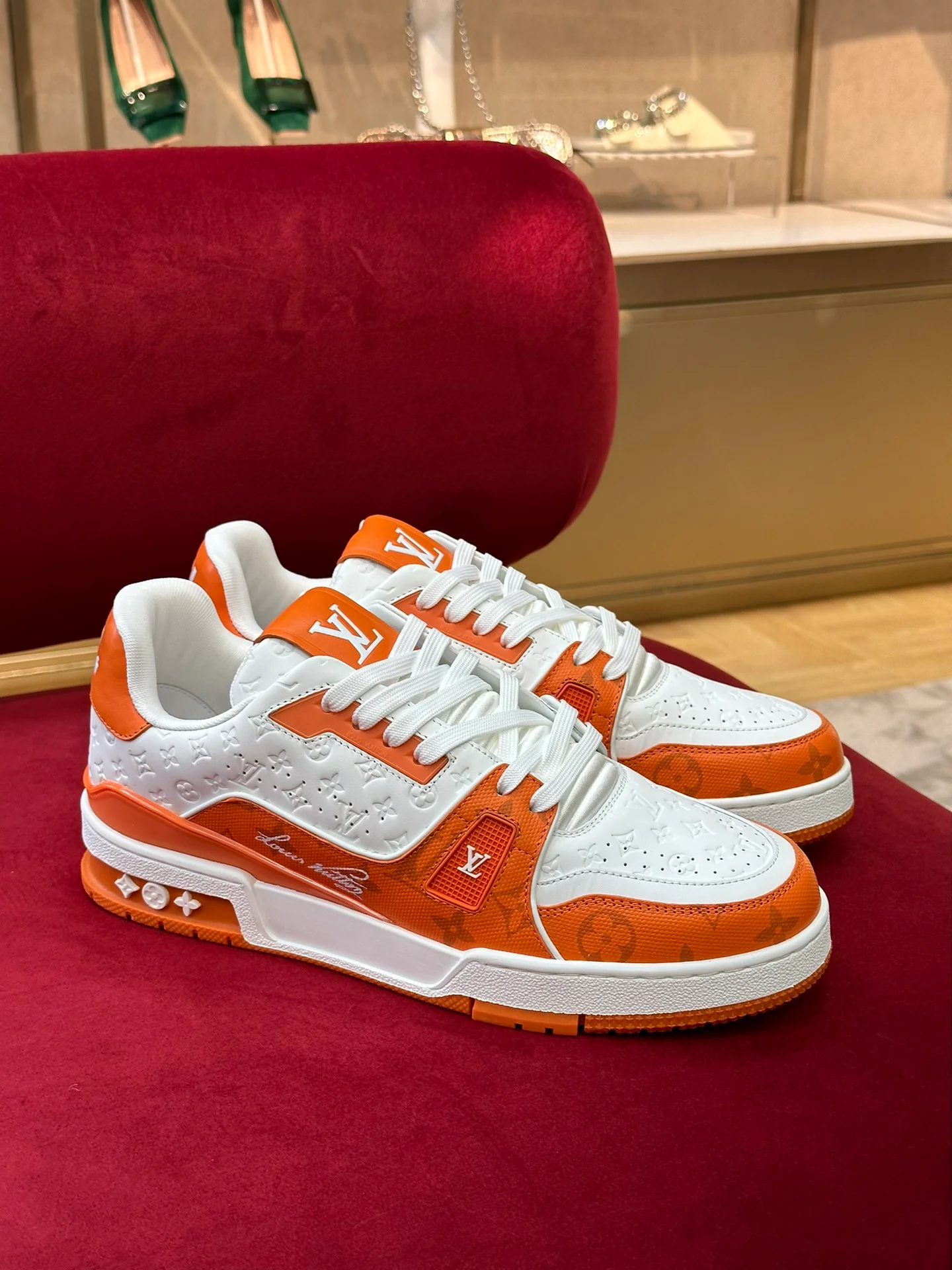 Кроссовки LV Trainer Series - Спортивная обувь - Унисекс - Оранжевый