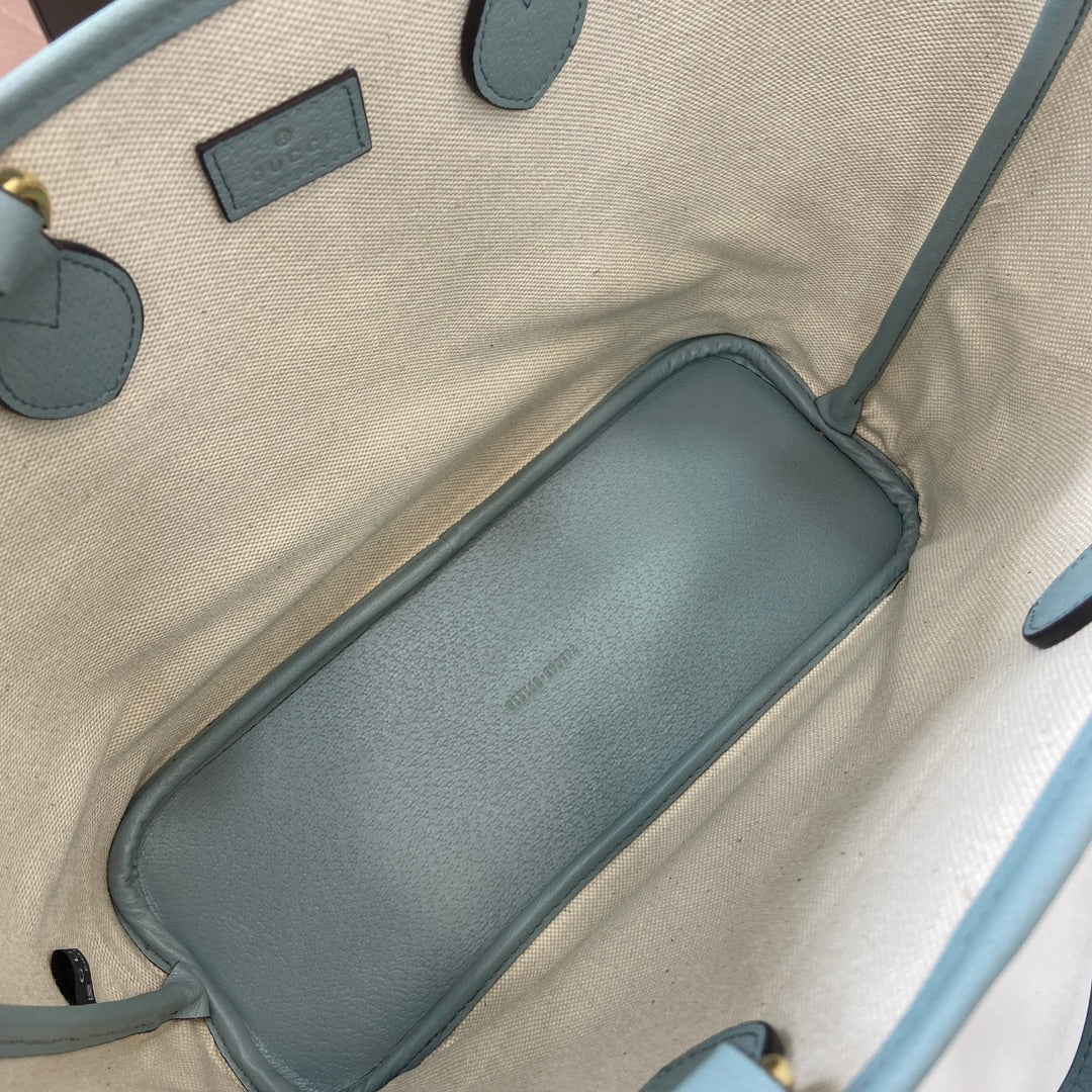 Маленькая сумка-тоут Gucci Ophidia - синяя