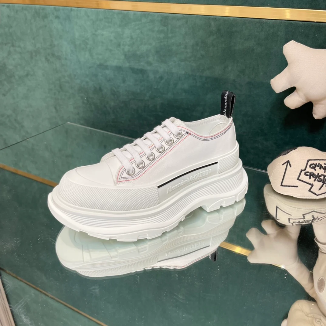 Парные туфли на платформе McQueen из парусины - 1 шт.