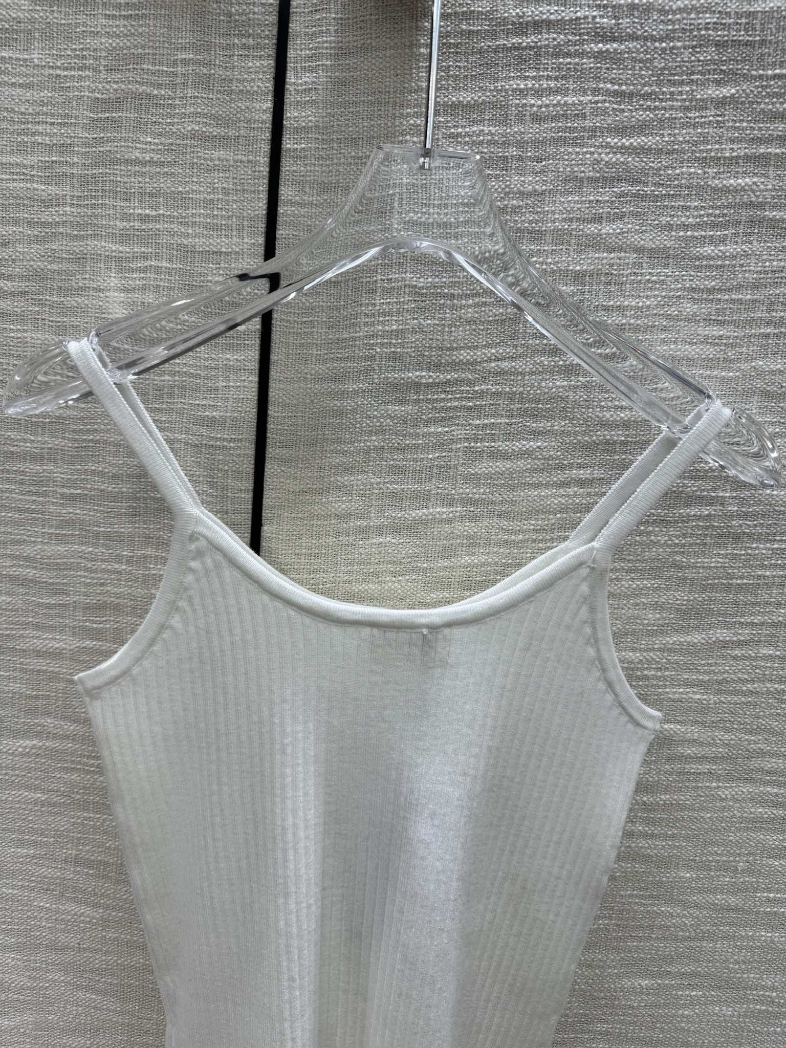 Вязаный жилет Celine-2403, белый