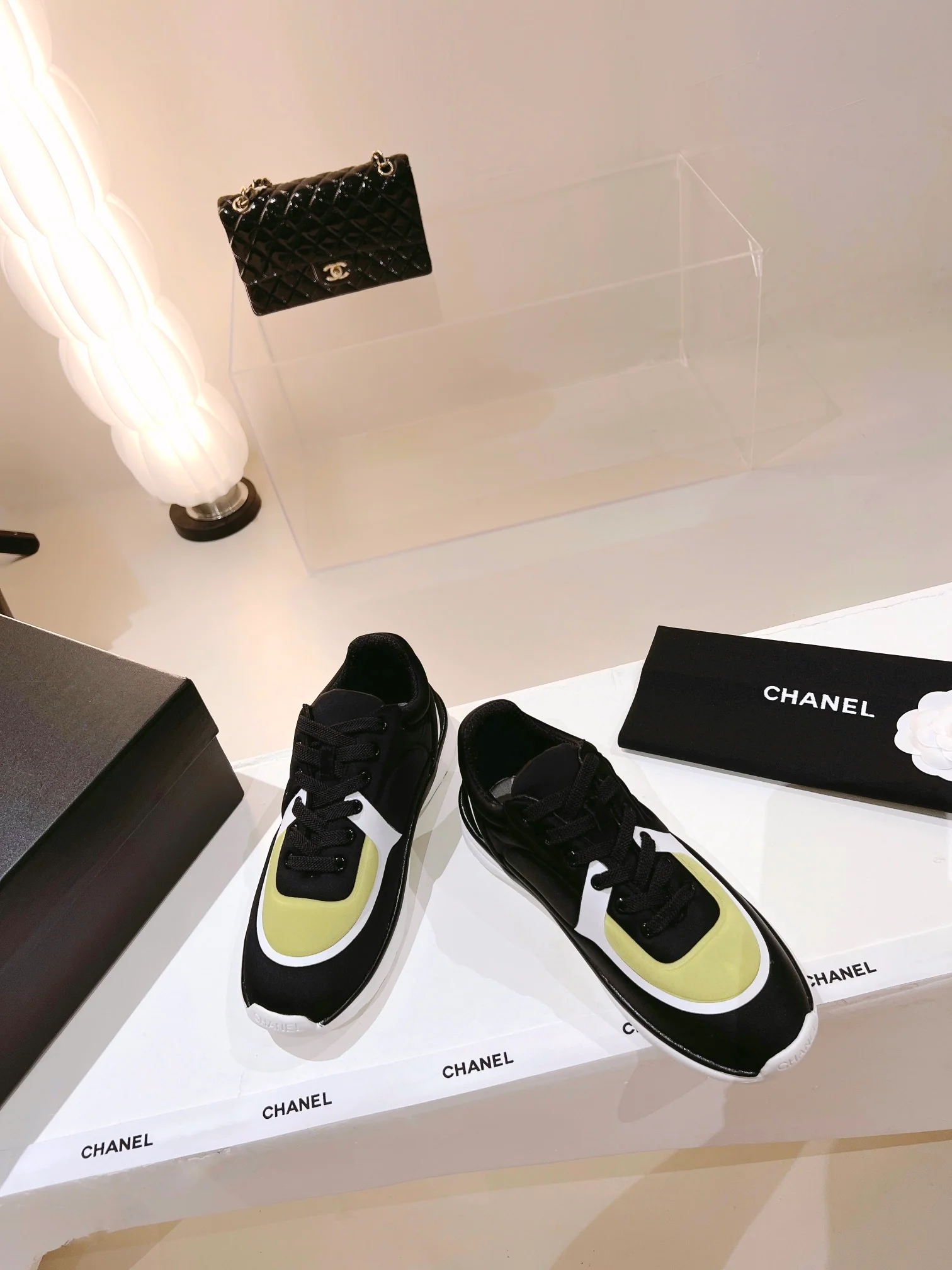 Chanel - Спортивные повседневные туфли - Черно-желтые