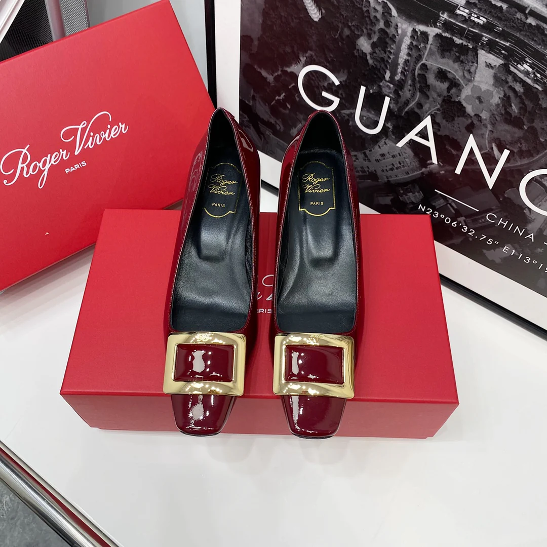 Каблук RV-4-5 см, бордовый