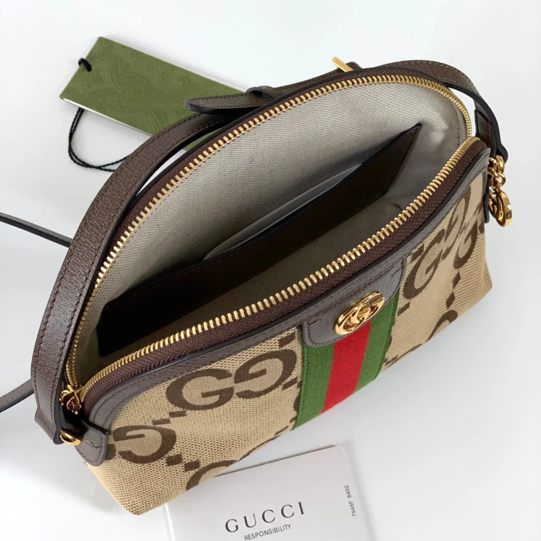Сумка Gucci Ophidia Shell через плечо - 23x19x8 см