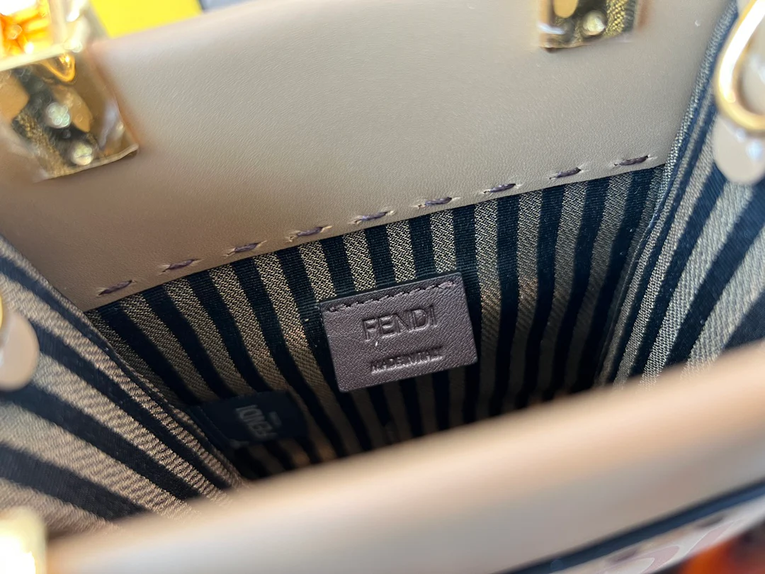 Сумка-тоут Fendi Sunshine - Мини - Светло-коричневая