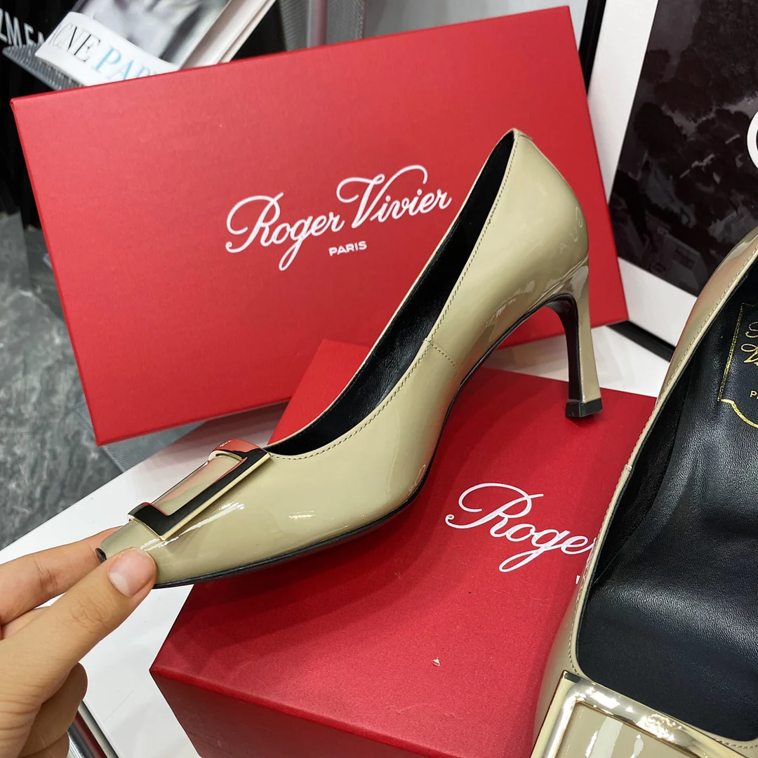 Каблук-банан RV-7-5 см - Слоново-серый