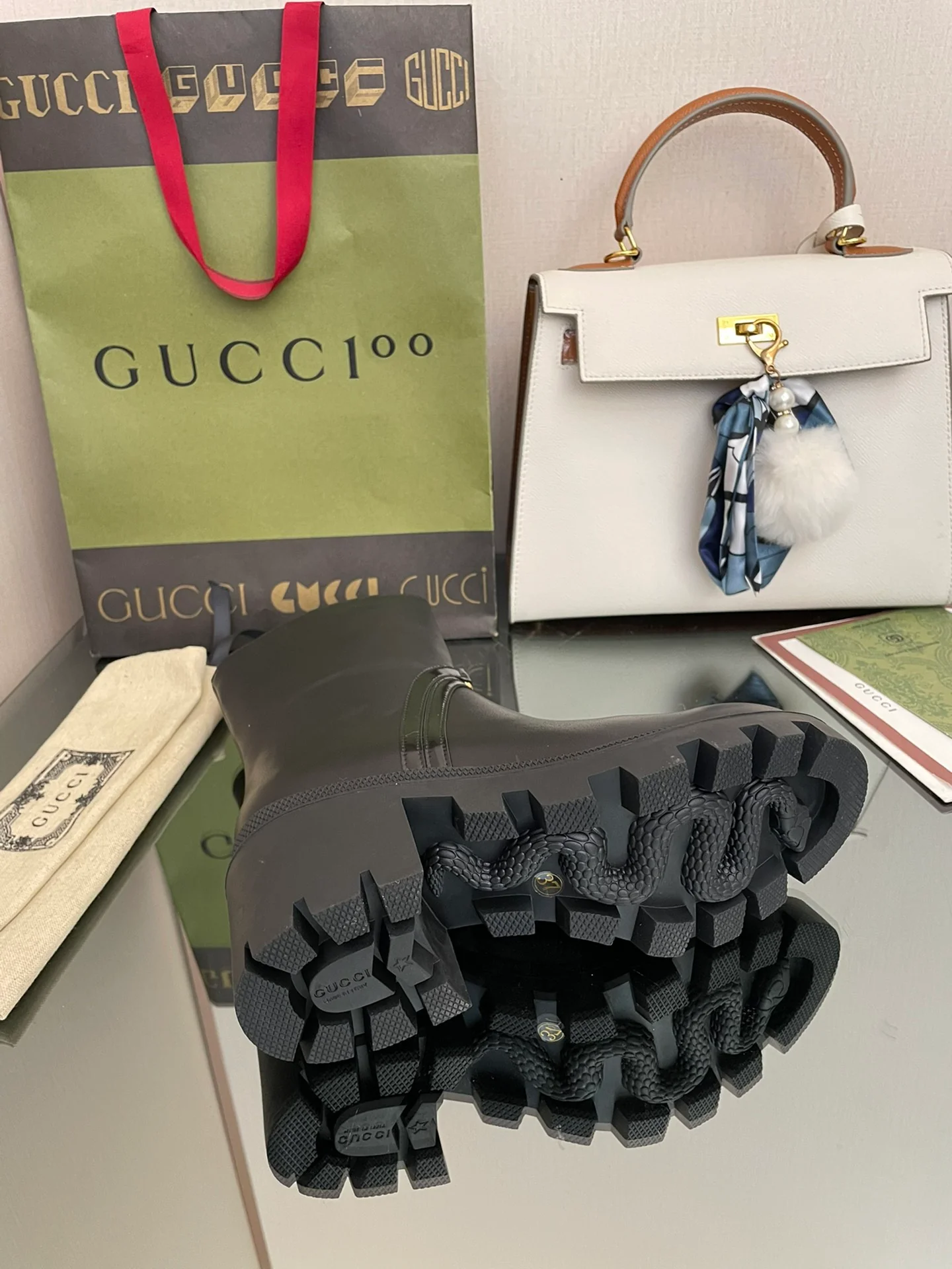 Gucci - Ботильоны на платформе