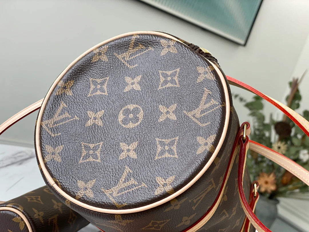 lv-m51385-Ретро винтажная цилиндрическая сумка для мамы и дочки