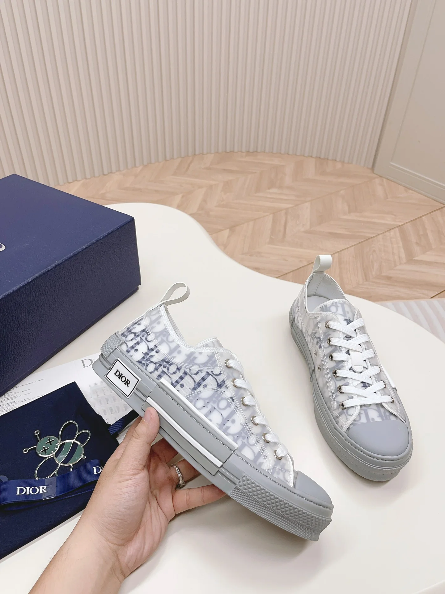 Dior B23 Series - Повседневная обувь - Унисекс - Серый - 1