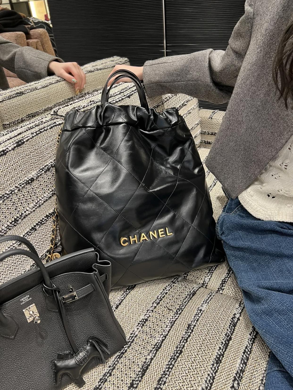 Рюкзак Chanel из телячьей кожи