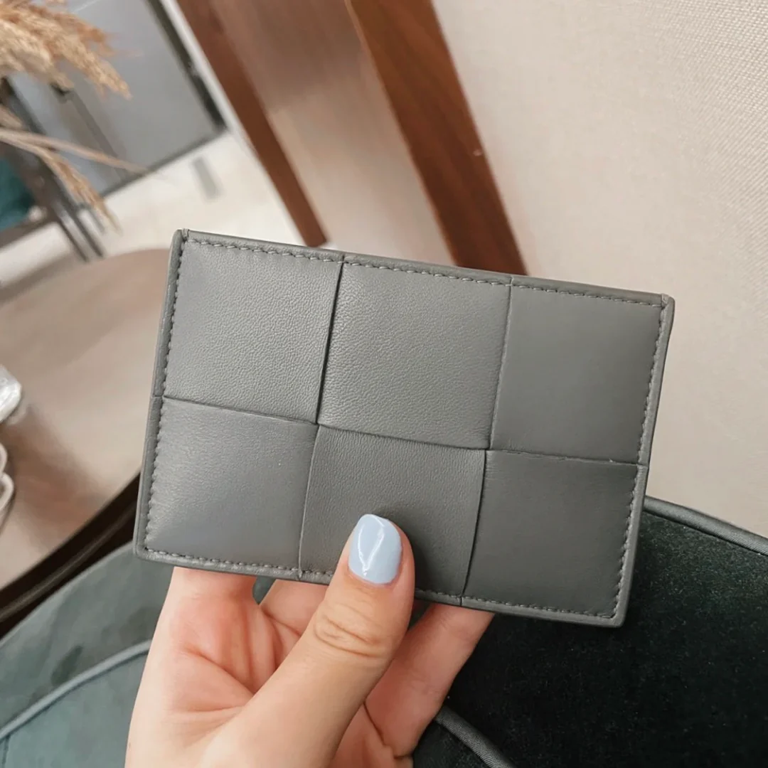 BV-编织大格 扁身卡夹