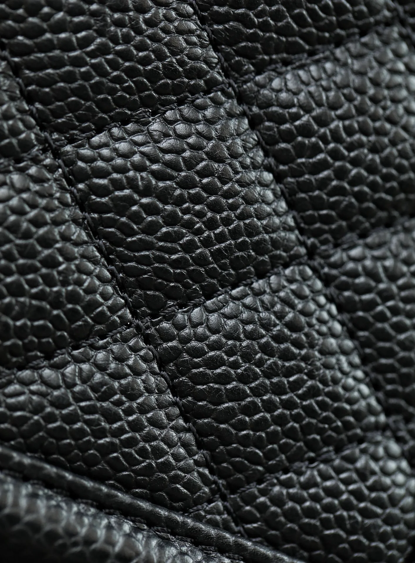 Chanel Le Boy Crystal Diamond Pattern Caviar - Medium - Black Silver