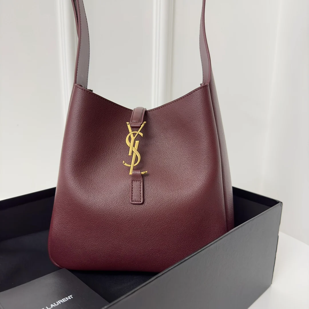 YSL-le-5-a-7-soft-hobo-maroon