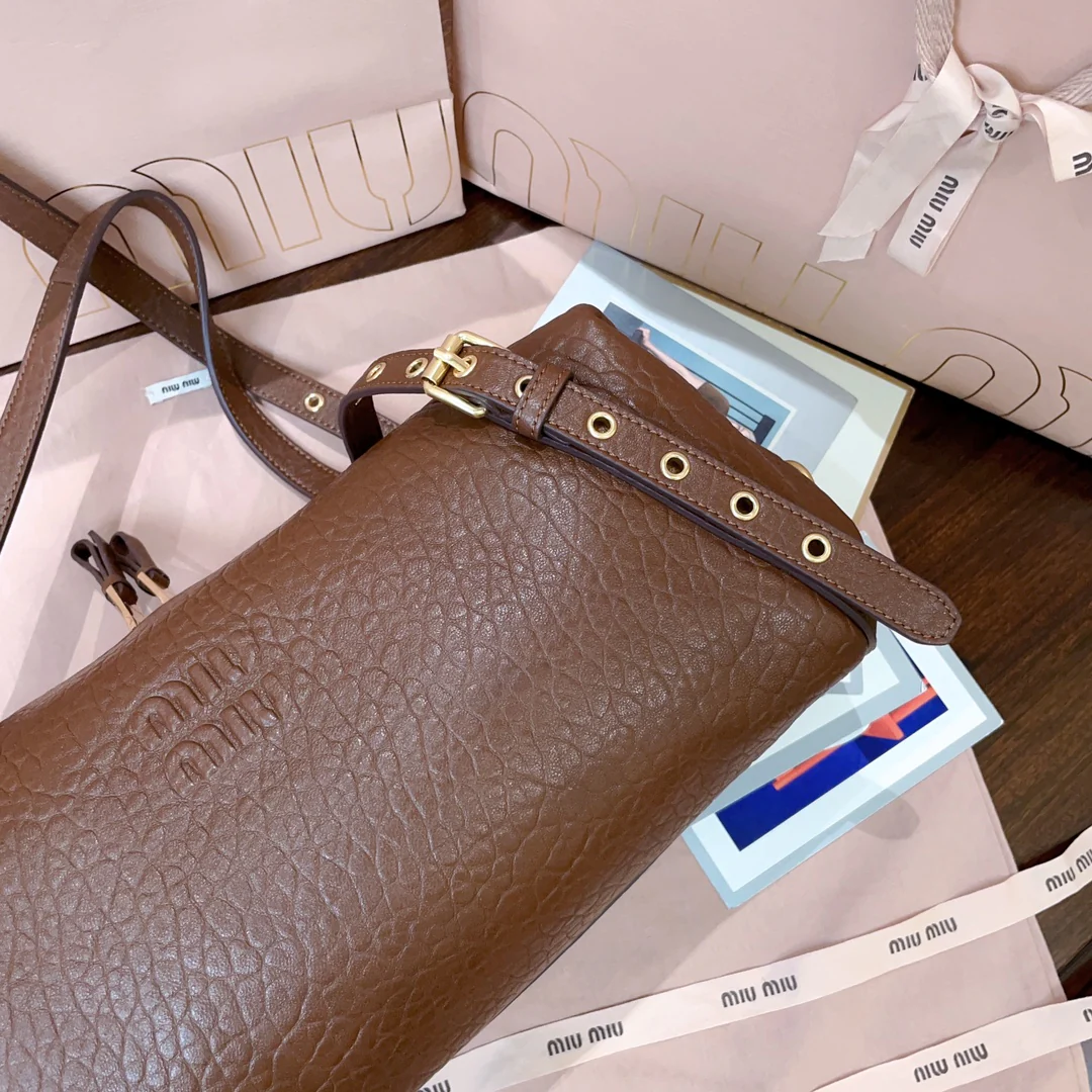 Miu Miu-5bc190-Новый круассан-коричневый